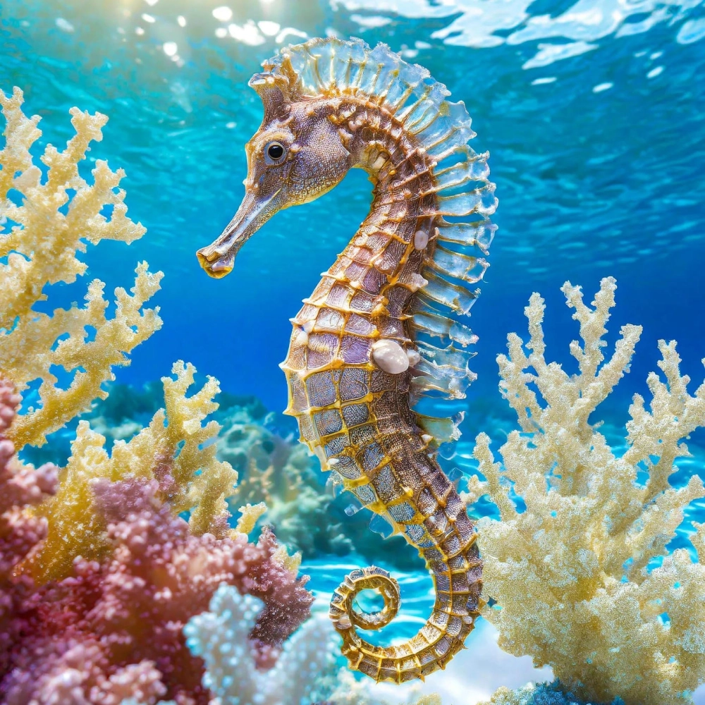 Cá ngựa gai với lớp vỏ bảo vệ độc đáo trong tự nhiên