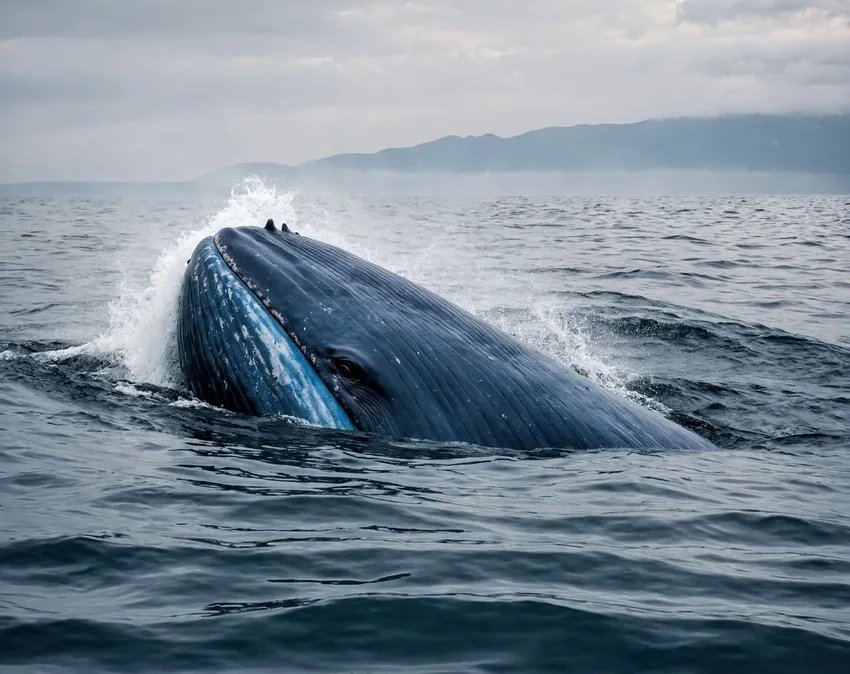Ảnh tổng hợp thông tin cá voi xanh