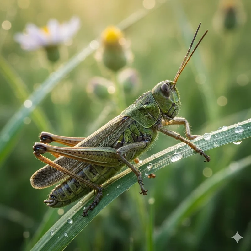 Thưởng thức cào cào đẹp nhất với màu sắc rực rỡ