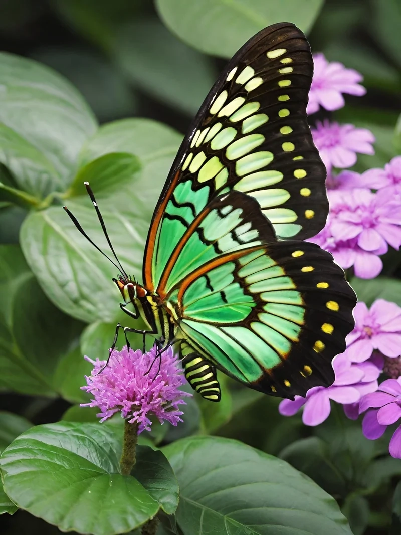 Nghệ thuật tự nhiên với con bướm đẹp nghệ thuật