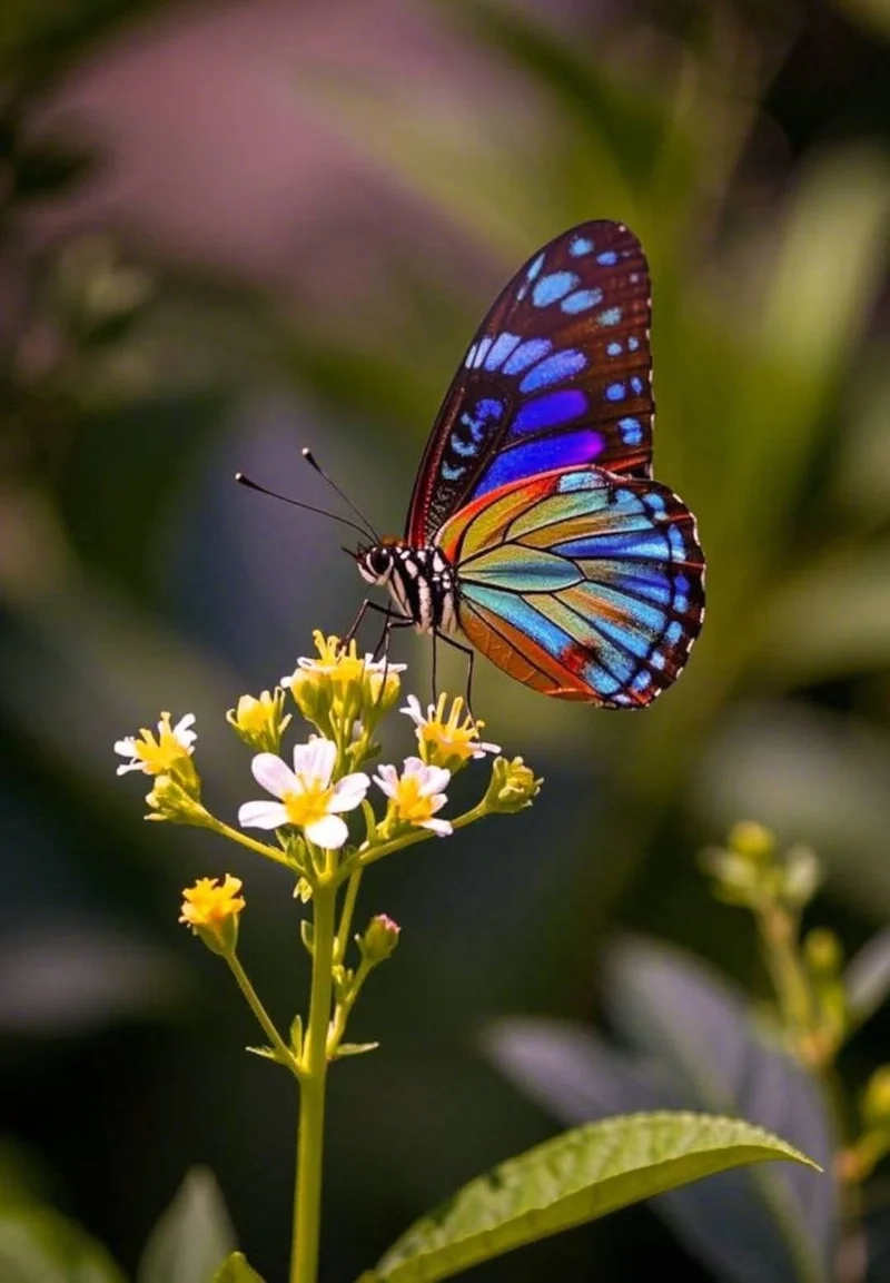 Mỗi cánh là tuyệt tác của con bướm đẹp chi tiết