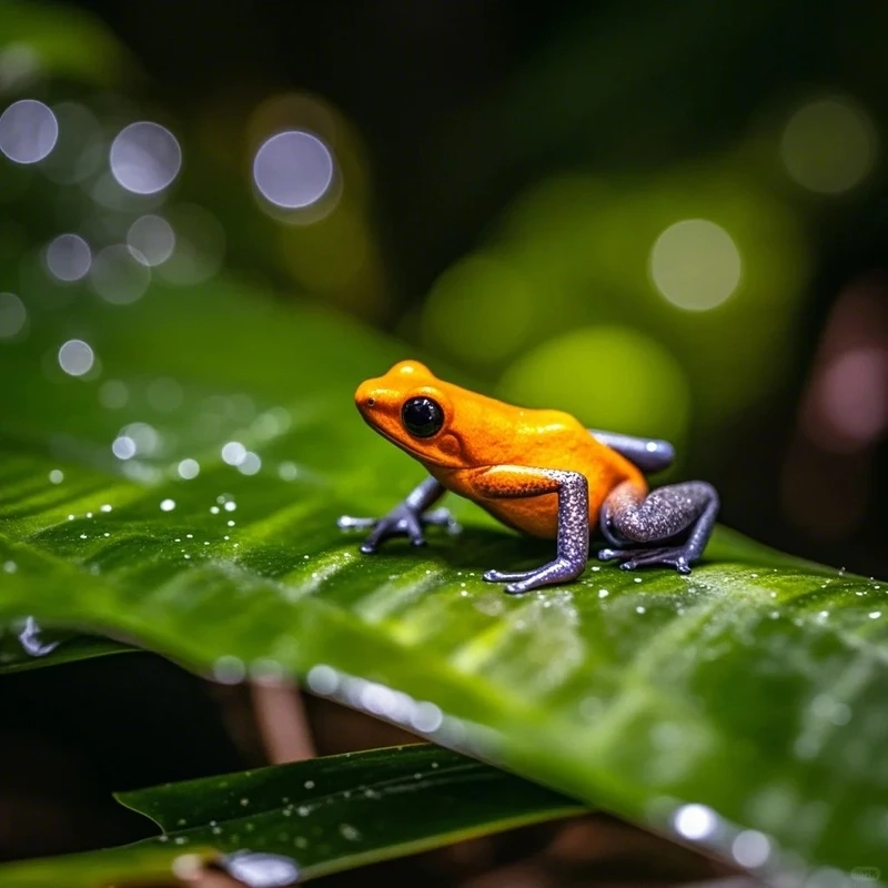 Chiêm ngưỡng ếch phi tiêu độc da sặc sỡ rực rỡ và sinh động