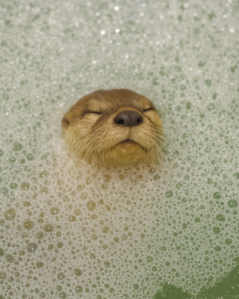 Vẻ đẹp của rái cá biển con khi lần đầu tập lặn sâu