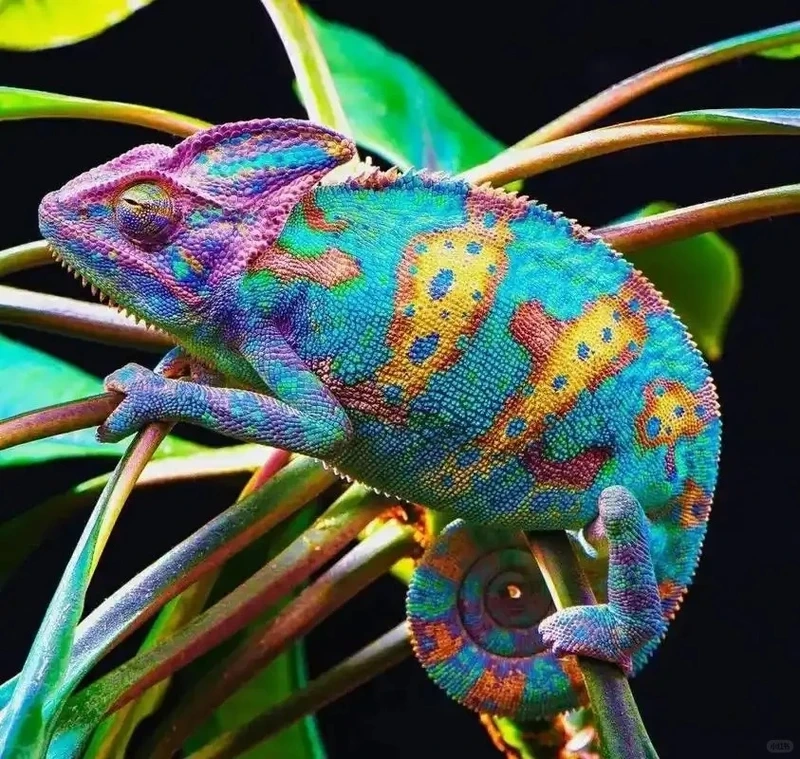 Khả năng leo trèo của tắc kè hoa leo cây linh hoạt