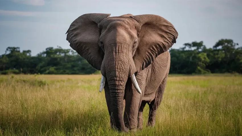 Ngắm ảnh voi châu phi lớn nhất thế giới ngoài tự nhiên