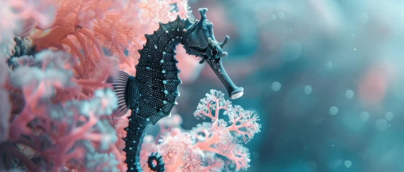 Khoảnh khắc ấn tượng của cá ngựa biển dưới nước khiến ai cũng thích thú